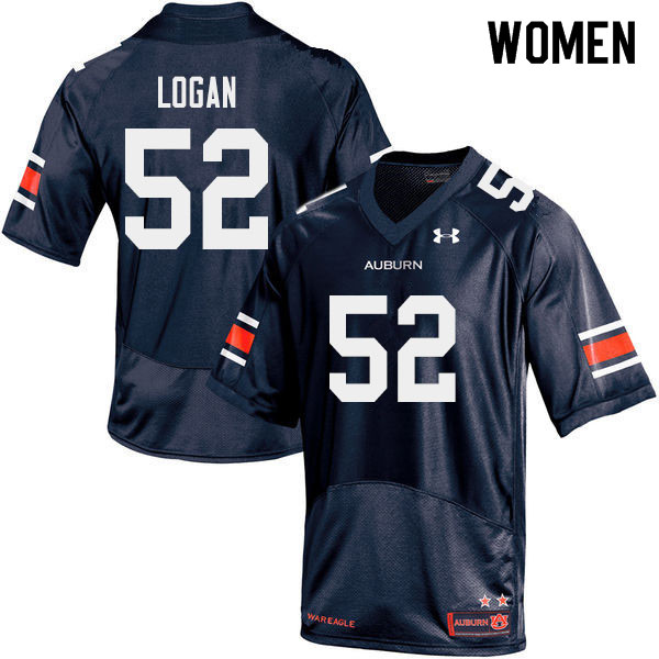 Women #52 Russ Logan Auburn Tigers College Football Jerseys Sale-Navy - Click Image to Close